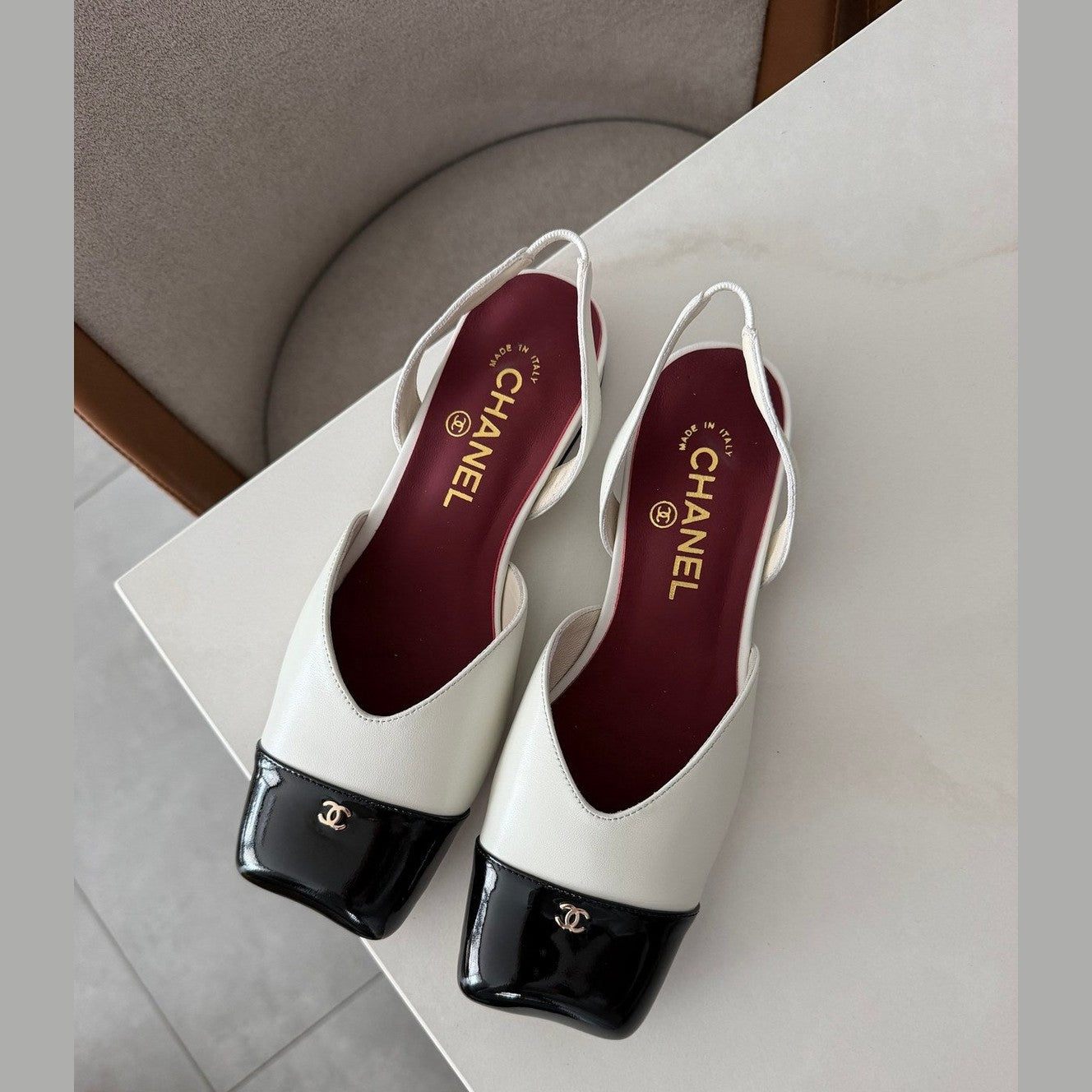 Image of Chanel slingback במלאי
