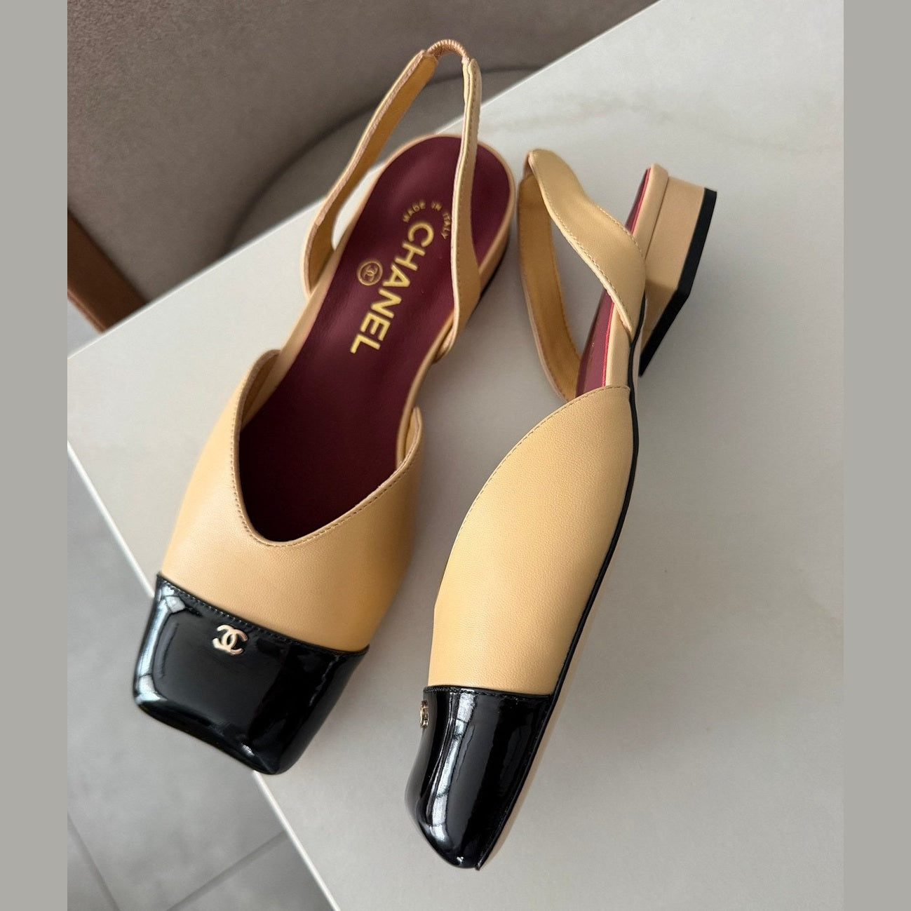Image of Chanel slingback במלאי