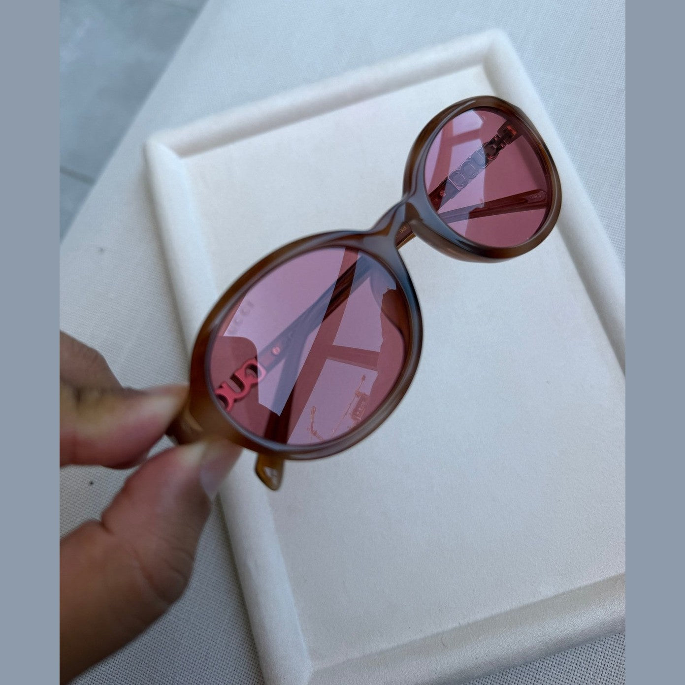 Image of GUCCI - משקפי שמש עגולות