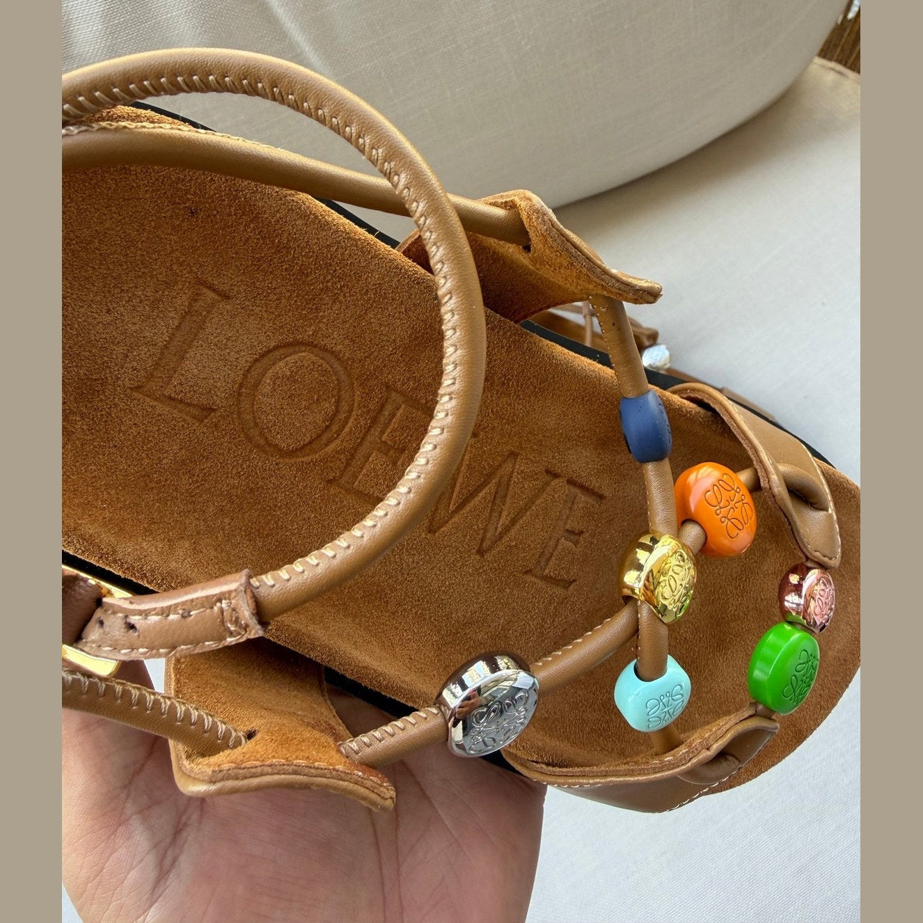 LOEWE sandals במלאי חום