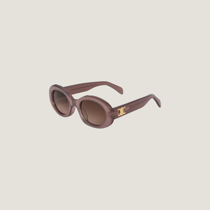 Image of Celine sunglasses with logo, elegant design, UV400 protection.