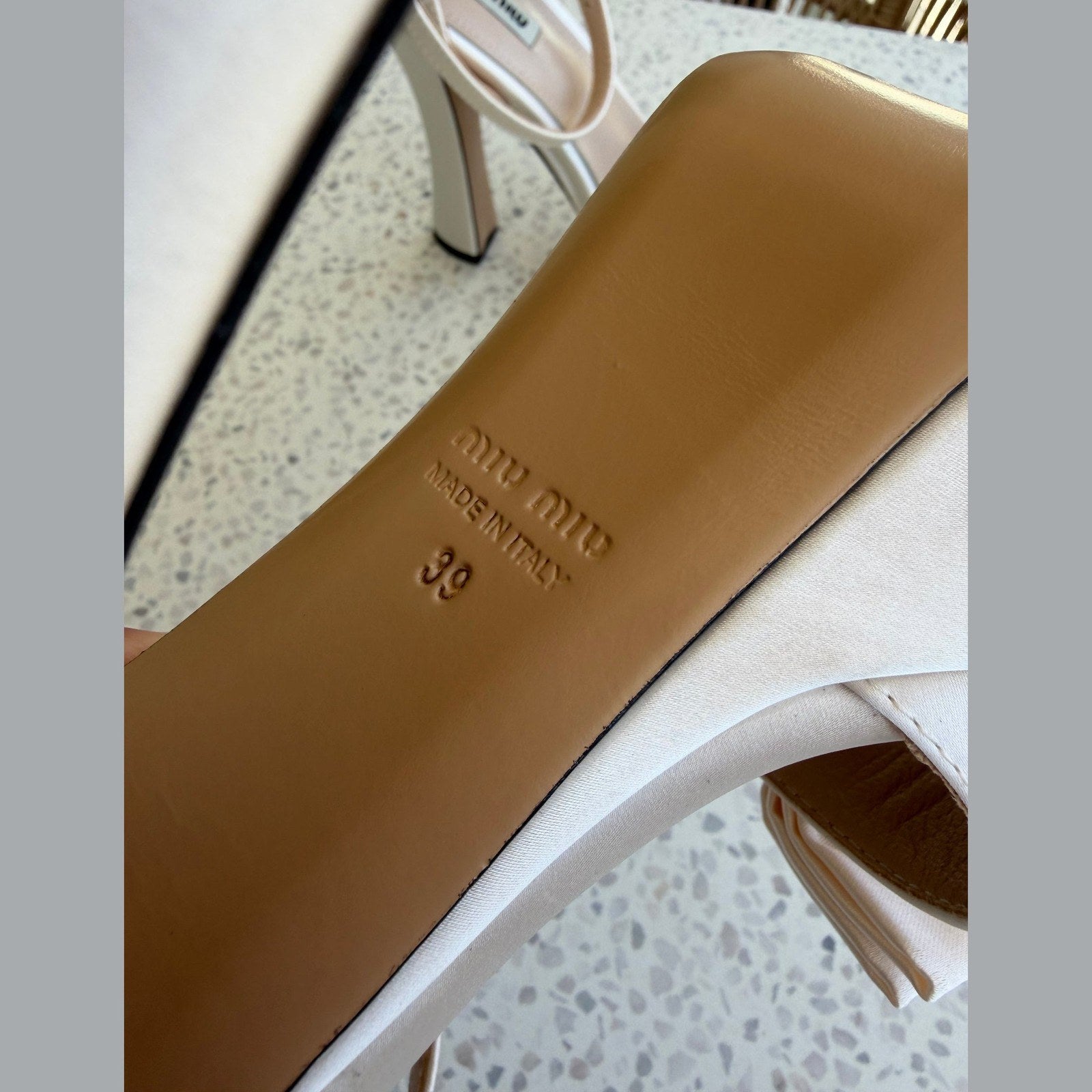 Image of Miu Miu heels במלאי