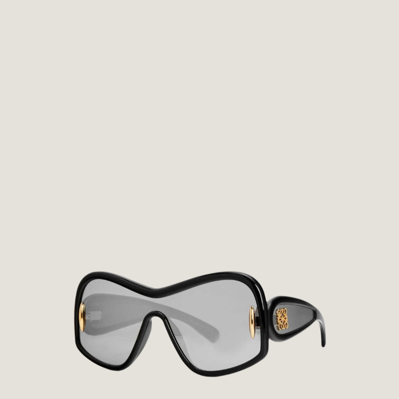 Image of LOEWE sunglasses with modern artistic design and UV400 protection.