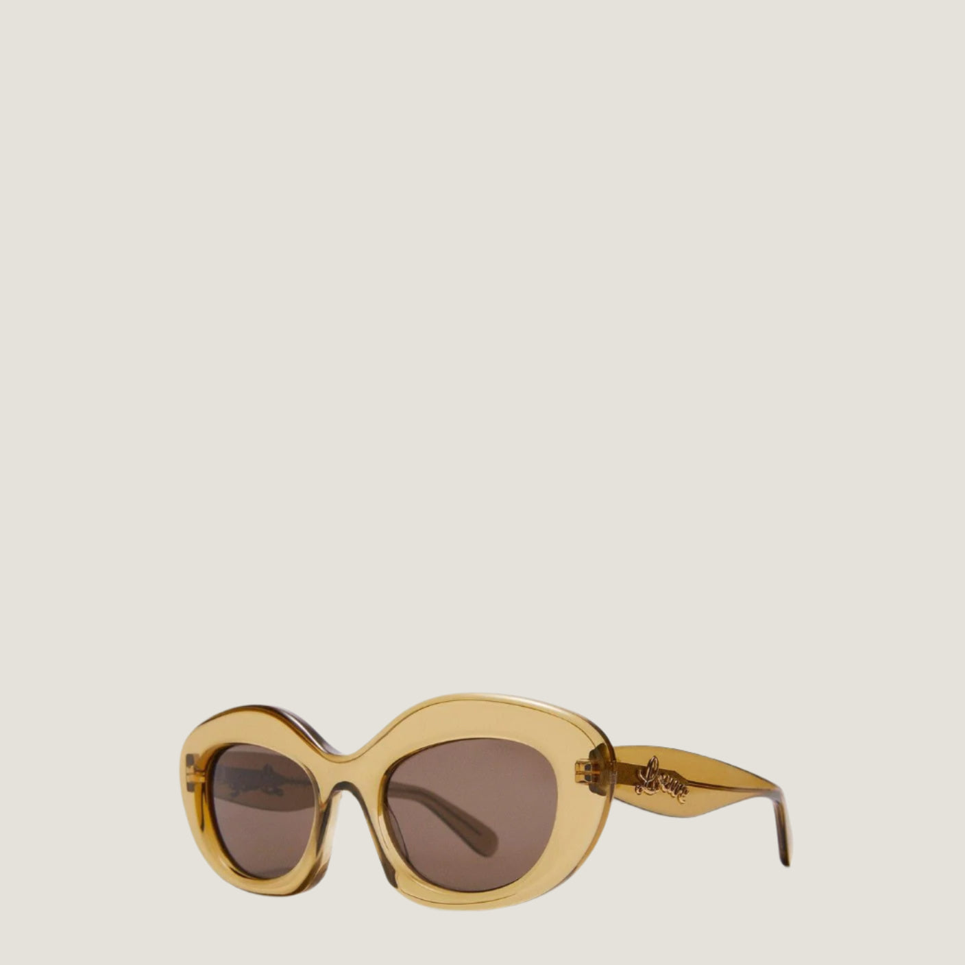 Image of LOEWE sunglasses with modern geometric frames and UV400 protection.