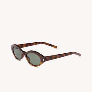 משקפי שמש SL מנומרים עם מסגרת פלסטיק, הגנה 100% UVA/UVB, רפידות אף מתכווננות.