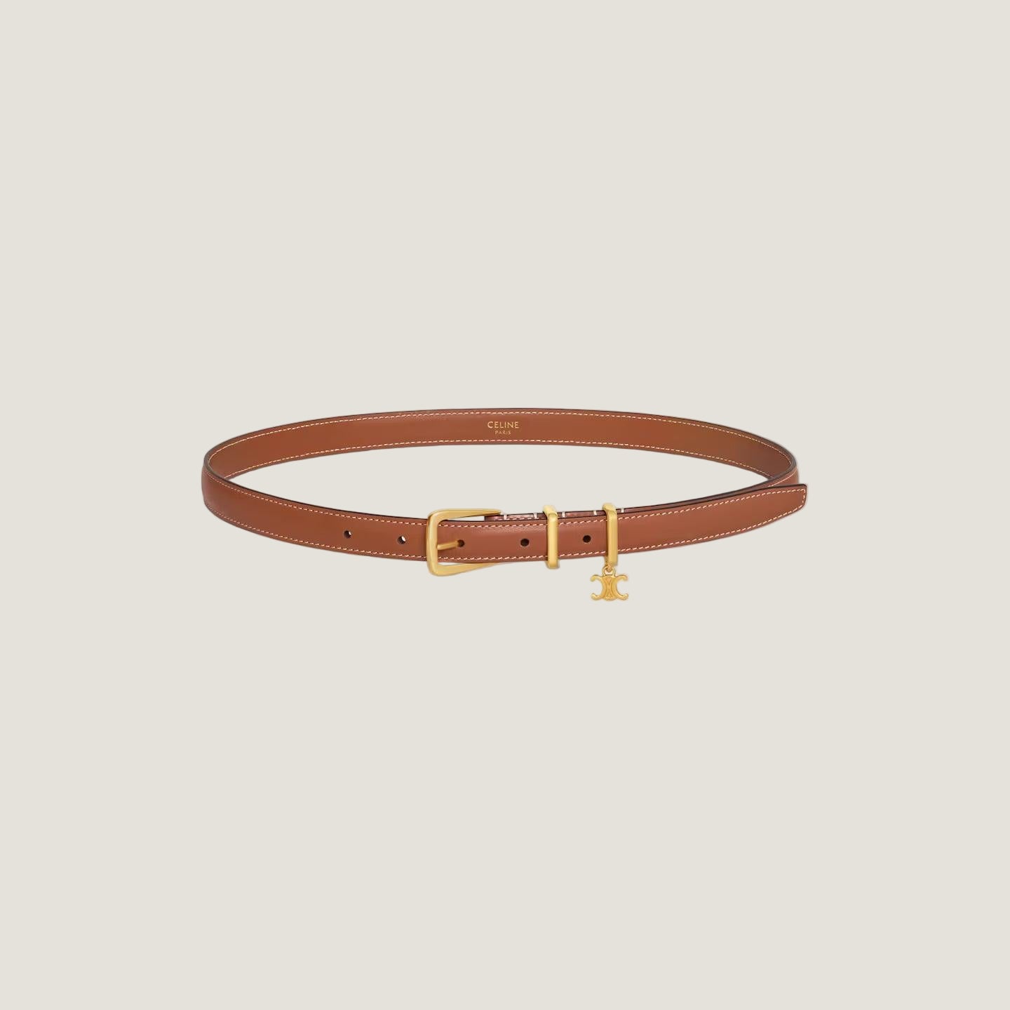 Image of חגורת עור Celine