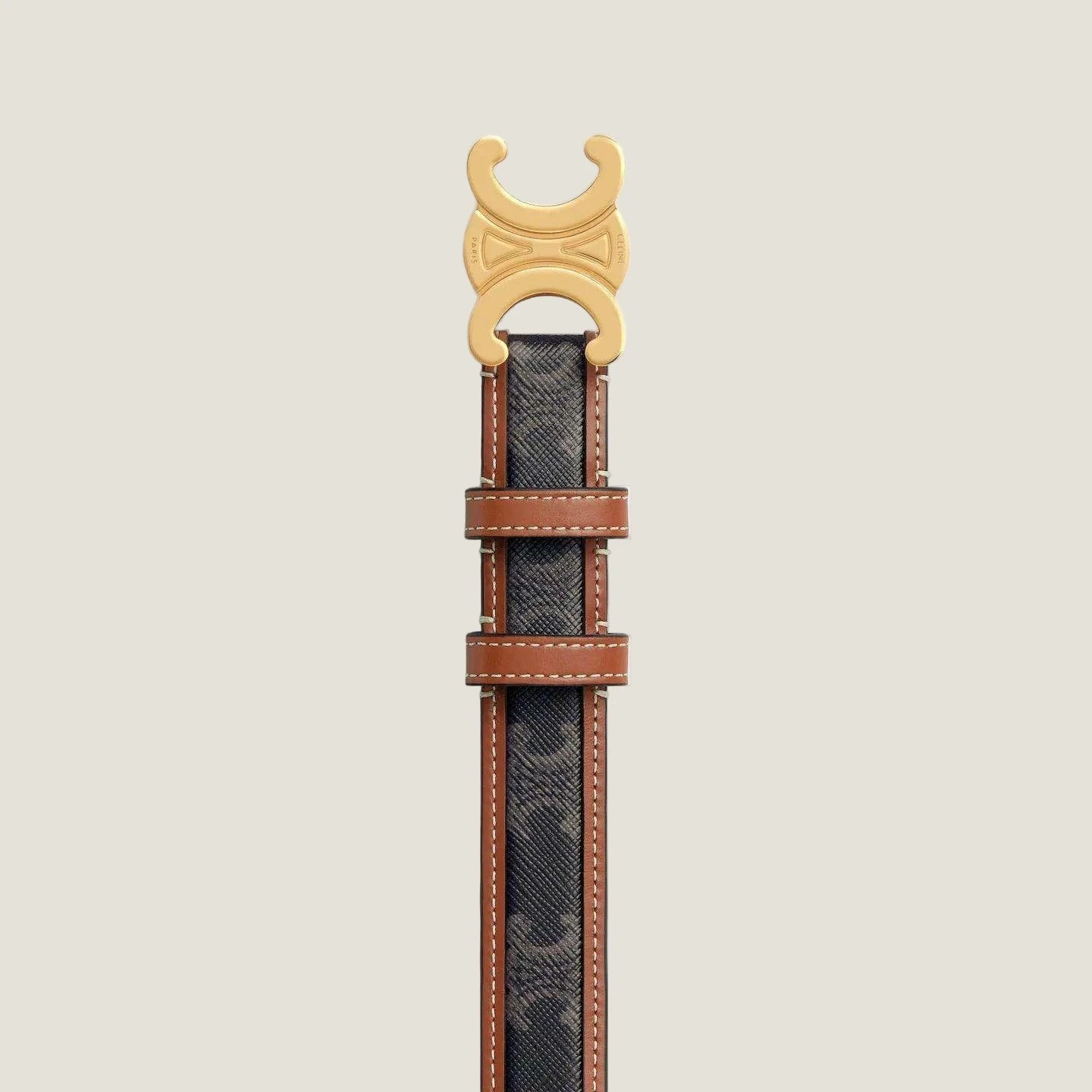 חגורת עור Celine