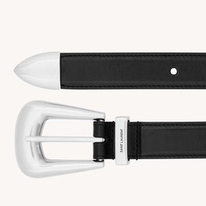 Saint Laurent - חגורת עור