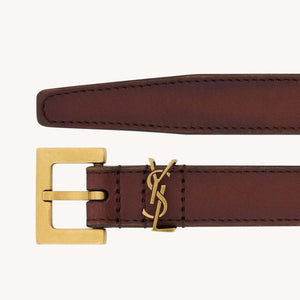 Saint Laurent - חגורת עור