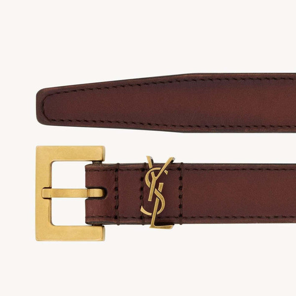 Saint Laurent - חגורת עור