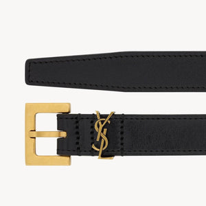 Saint Laurent - חגורת עור