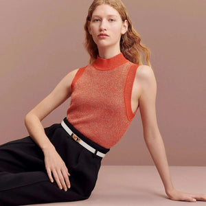 Hermes חגורת קלי אבזם רוז