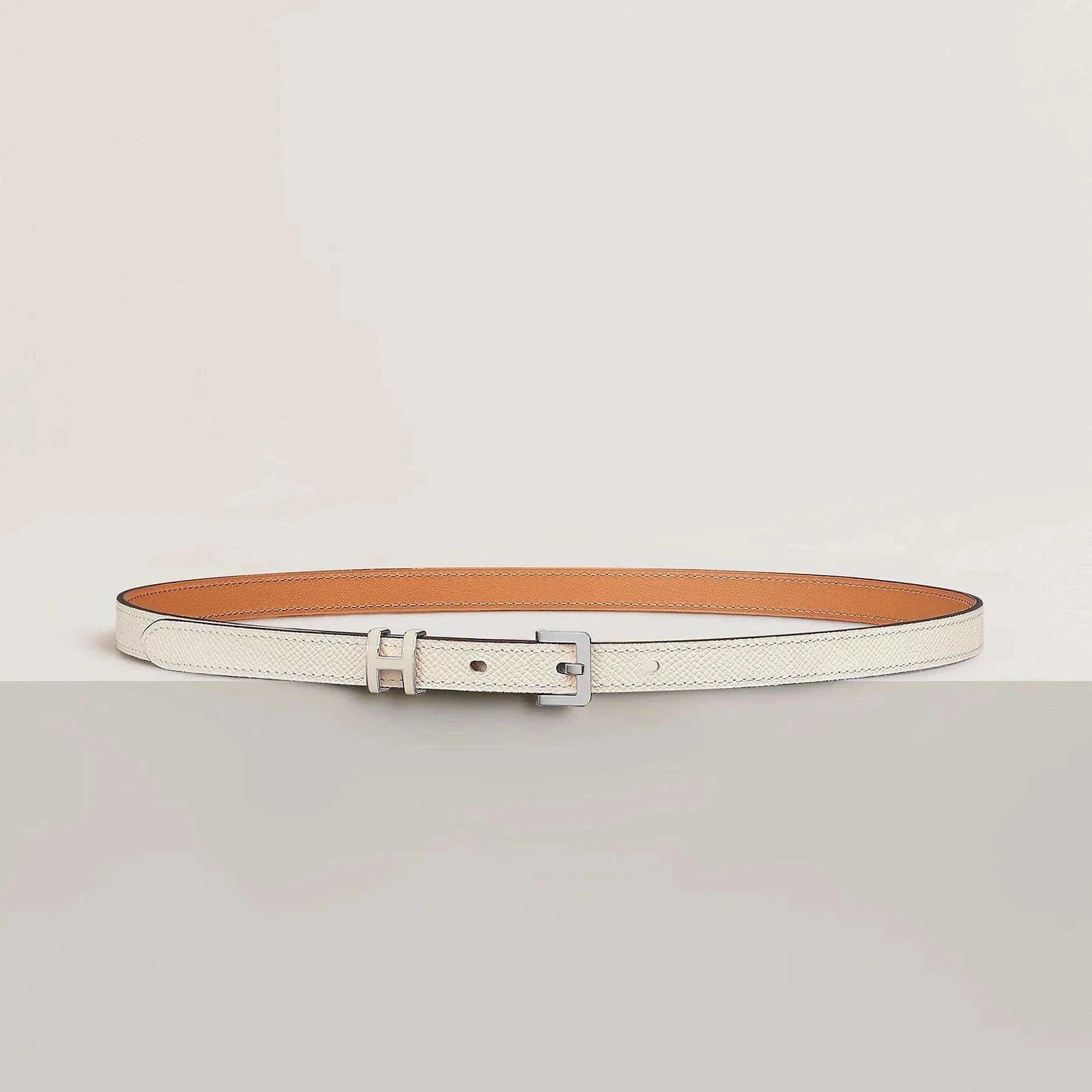 Image of Elegant Hermes belt, premium leather, minimalist design, luxury buckle, unisex fashion.