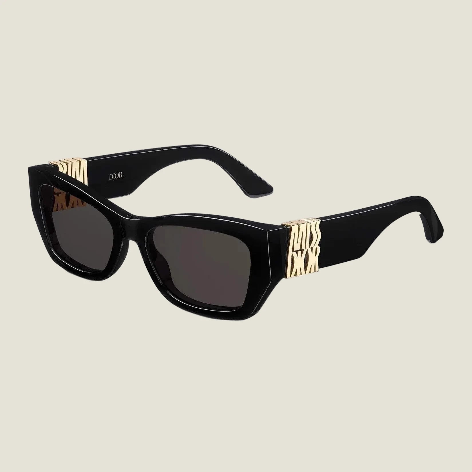 Dior sunglasses with bold geometric design and UV400 lenses.