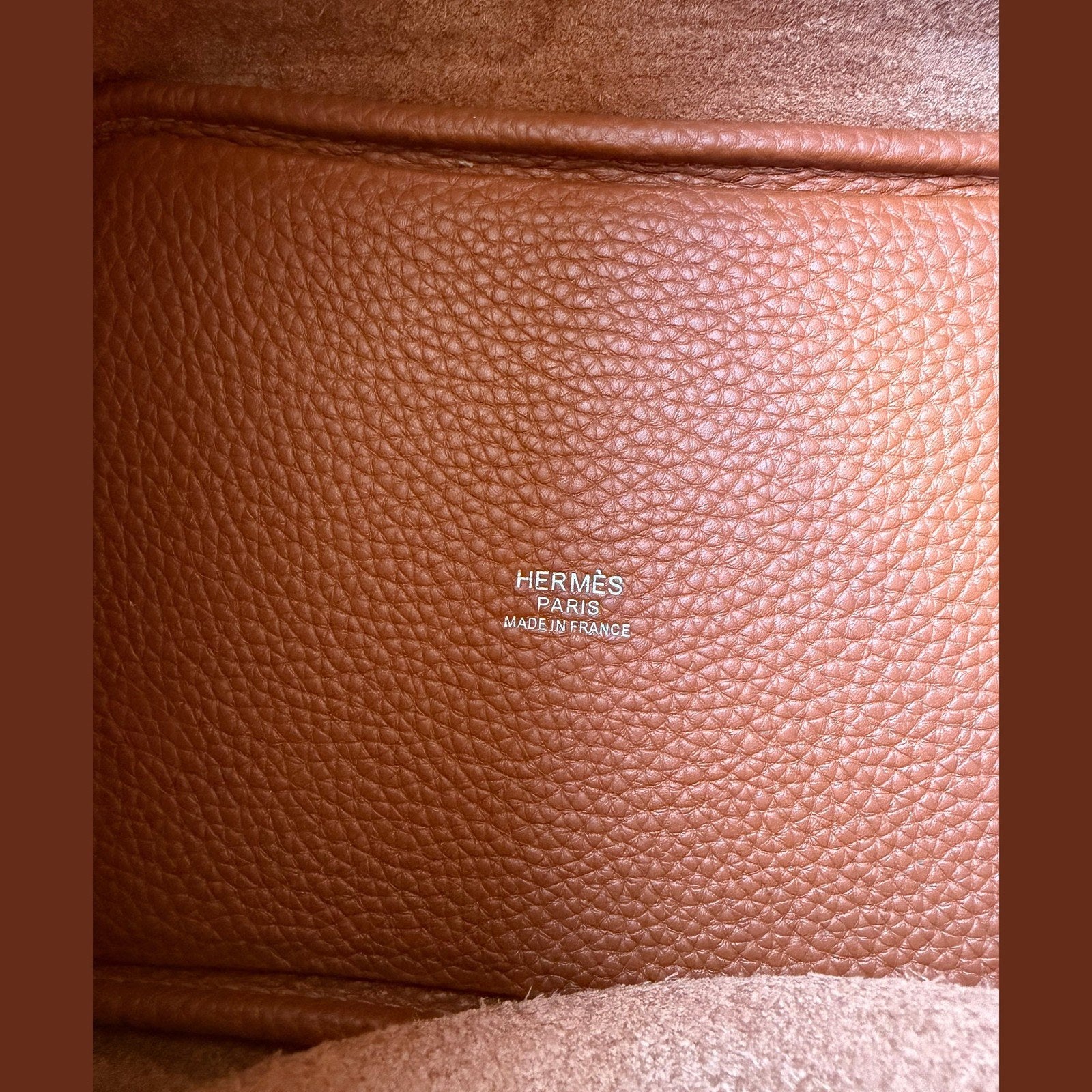 Image of Hermès Picotin 22 במלאי חום עם כסף