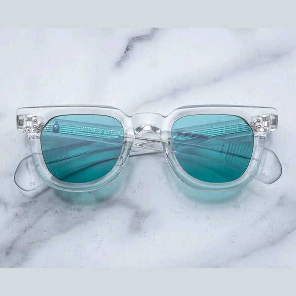 משקפי שמש Jacques Marie Mage Vendome שקופים עם מסגרת פלסטיק, הגנה UVA/UVB.