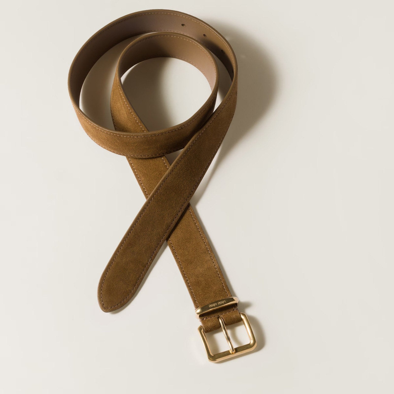 Image of חגורת עור Miu Miu