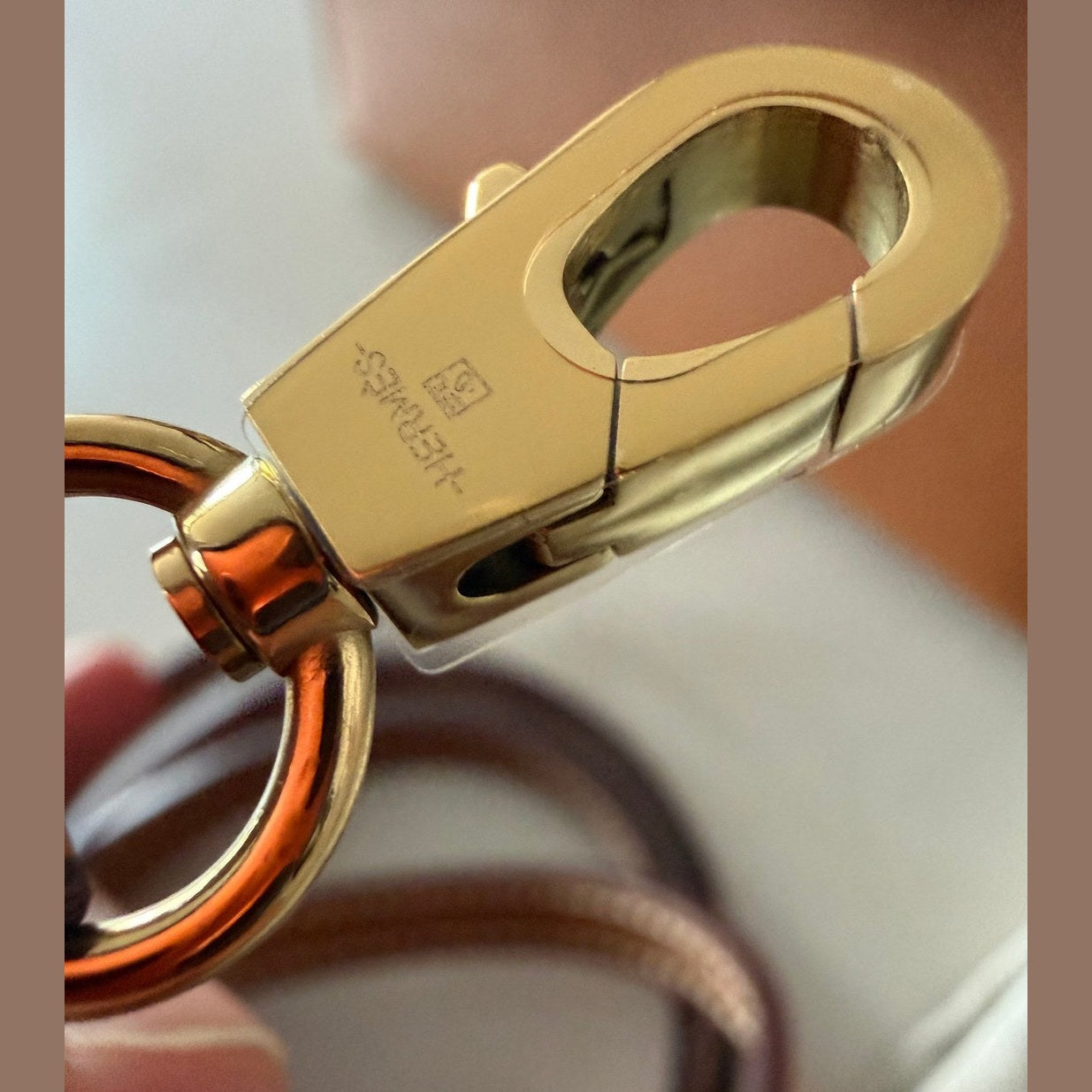 Hermès  חום עם זהב kelly 20cm במלאי