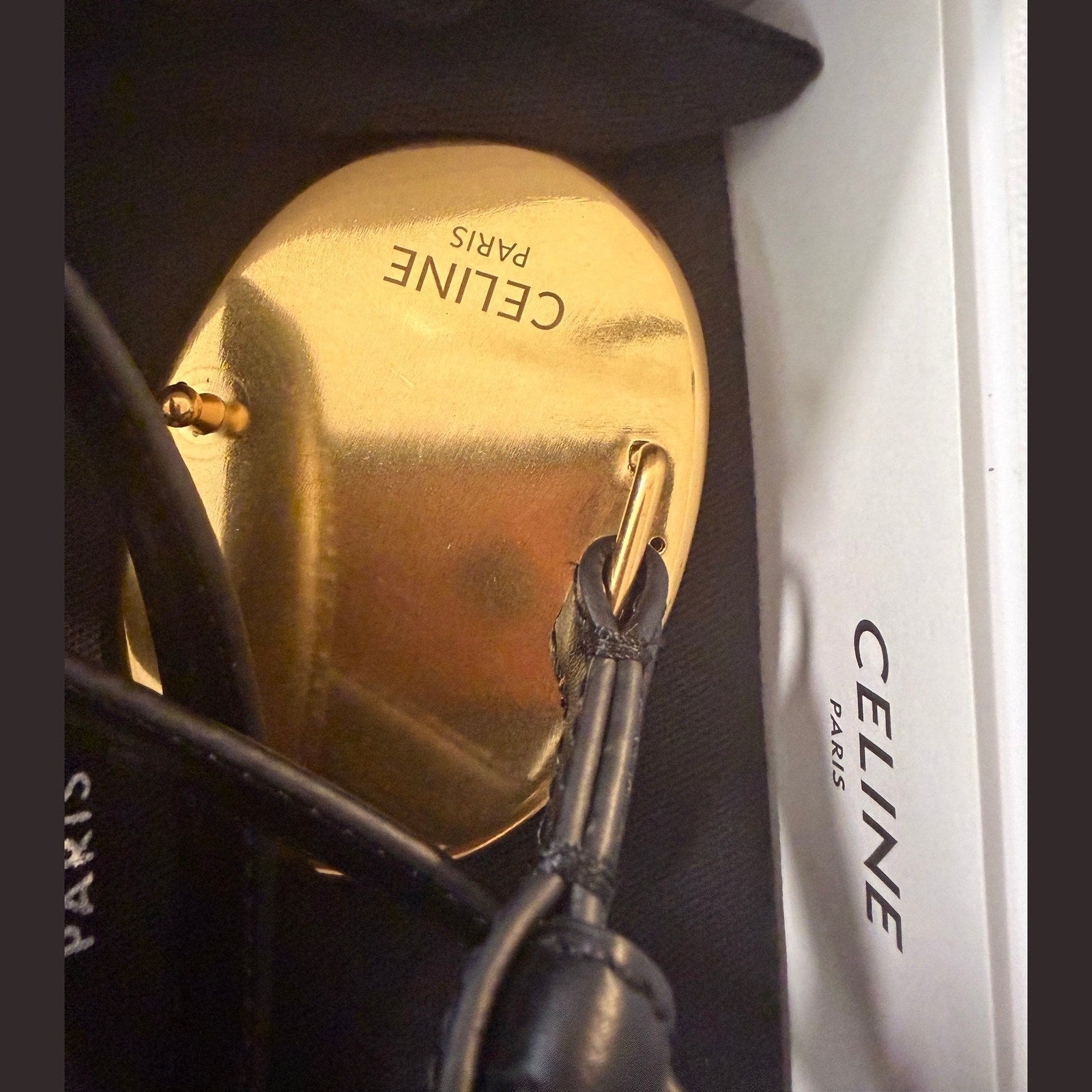 Image of חגורת עור Celine