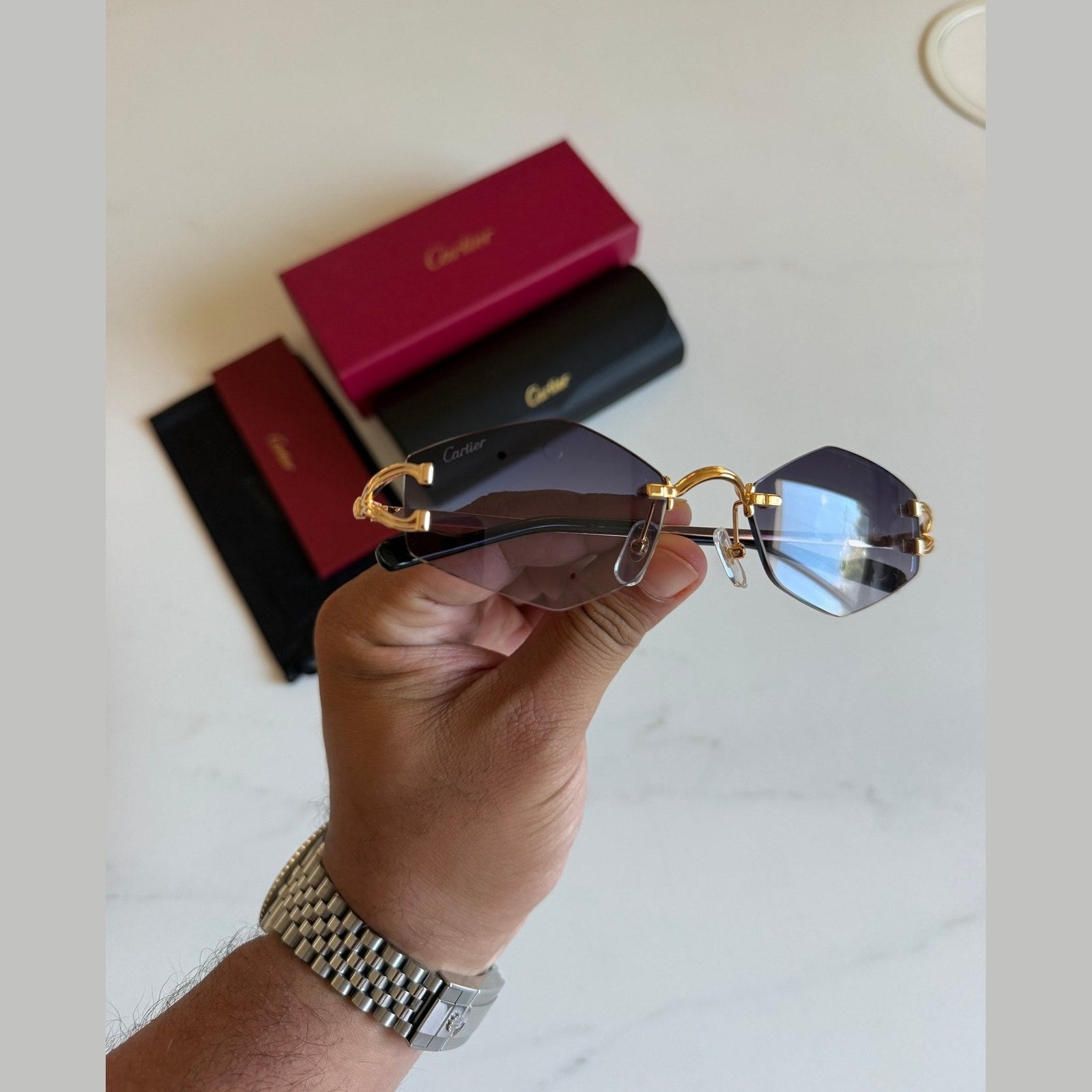 Image of Cartier - sunglasses במלאי דגם מספר 8