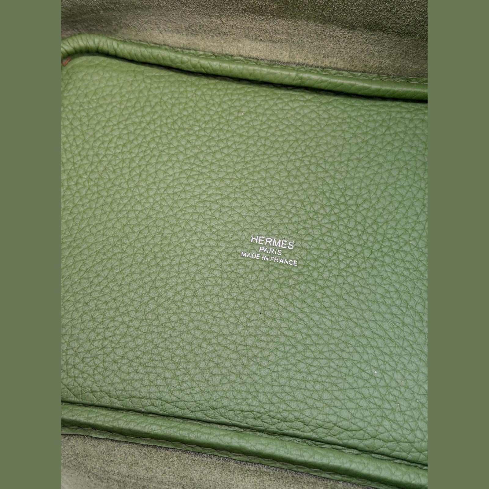 Image of Hermès Picotin 18 במלאי ירוק עם כסף