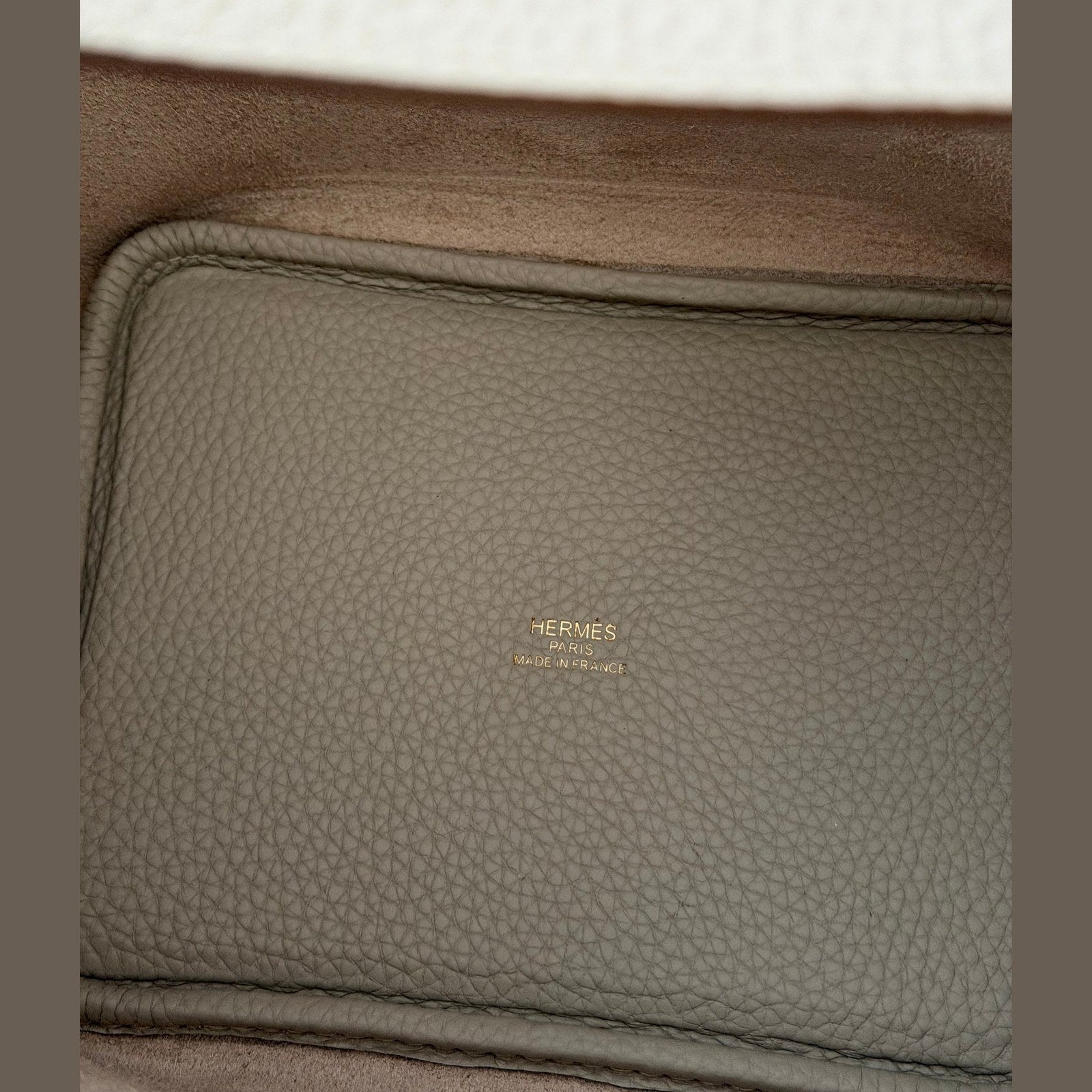 Image of Hermès Picotin 18 במלאי אפור עם זהב