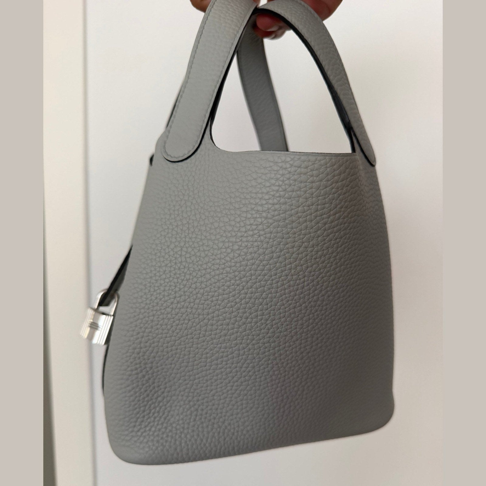 Image of Hermès Picotin 18 במלאי אפור עם כסף