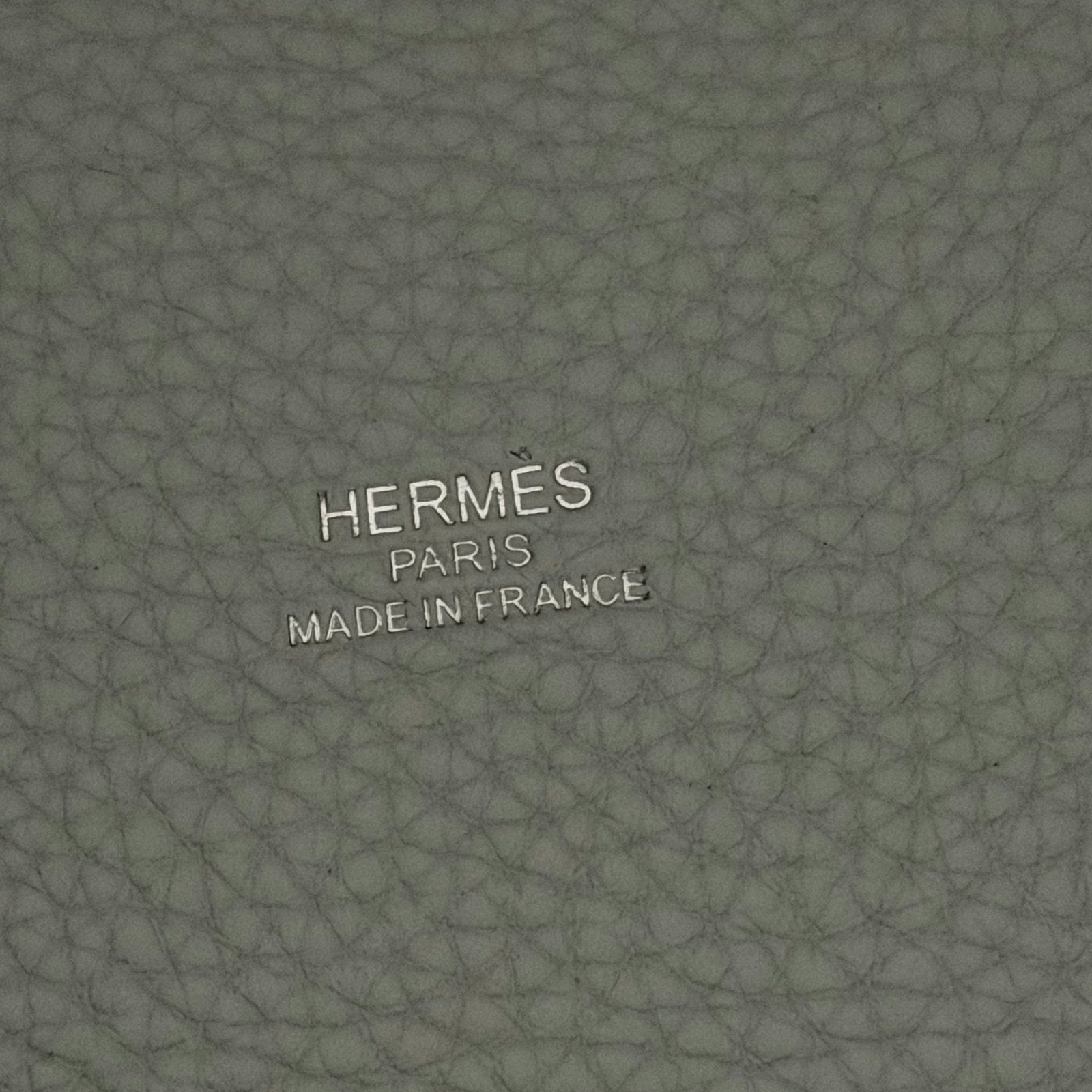 Hermès Picotin 18 במלאי אפור עם כסף