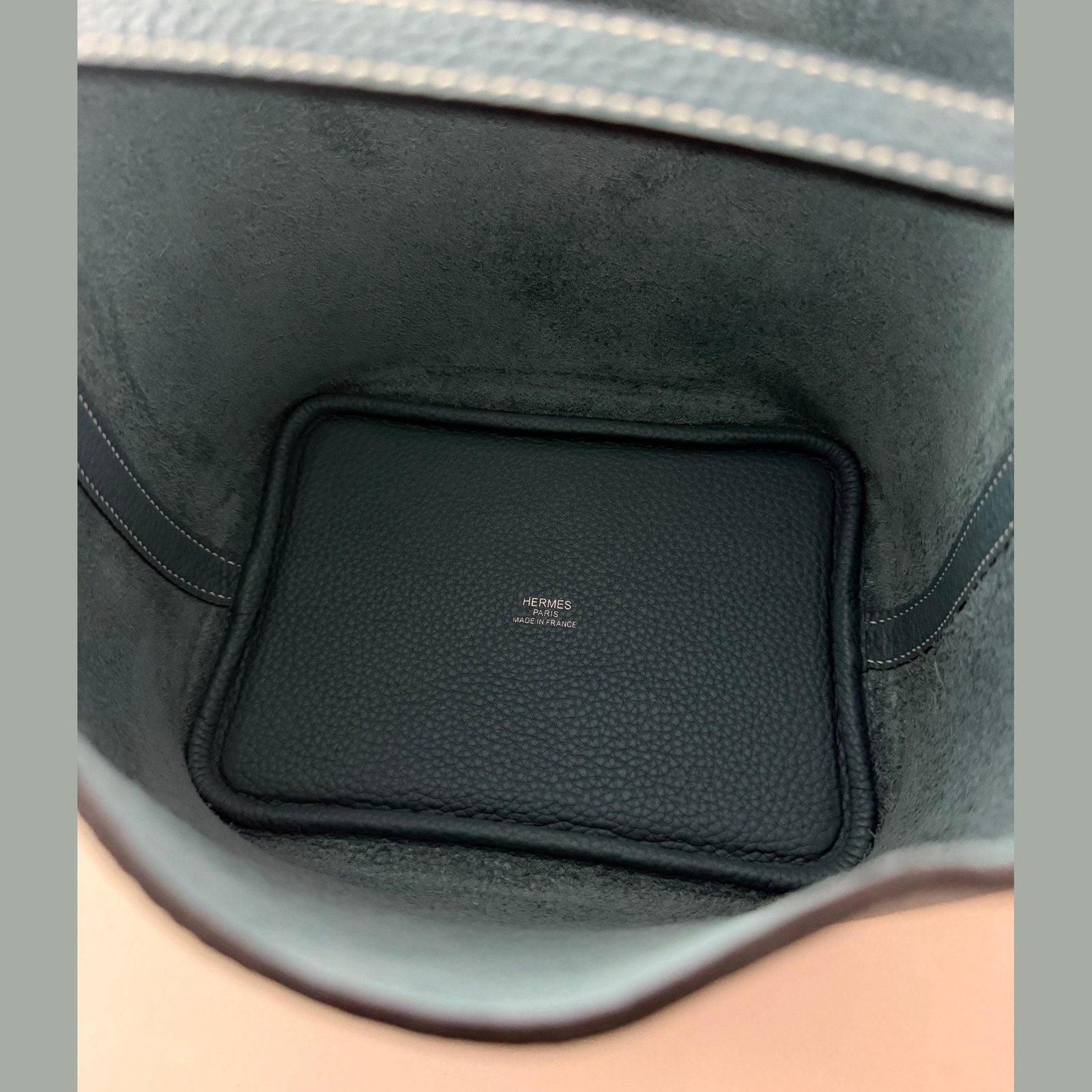 Image of Hermès Picotin 18 במלאי טורקיז עם כסף