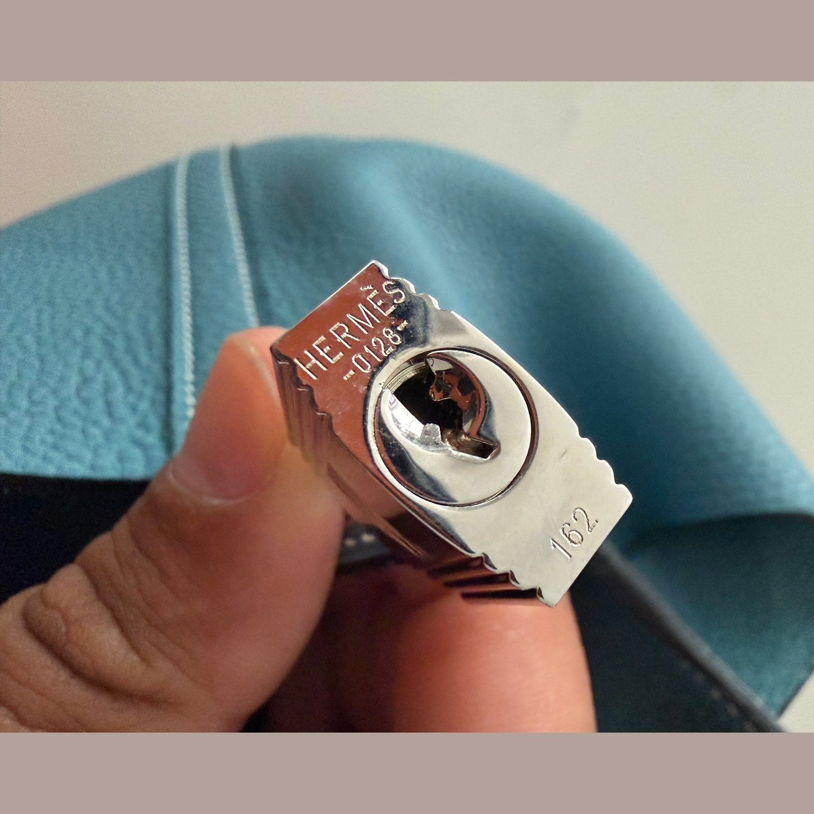 Image of Hermès Picotin 18 במלאי טורקיז עם כסף