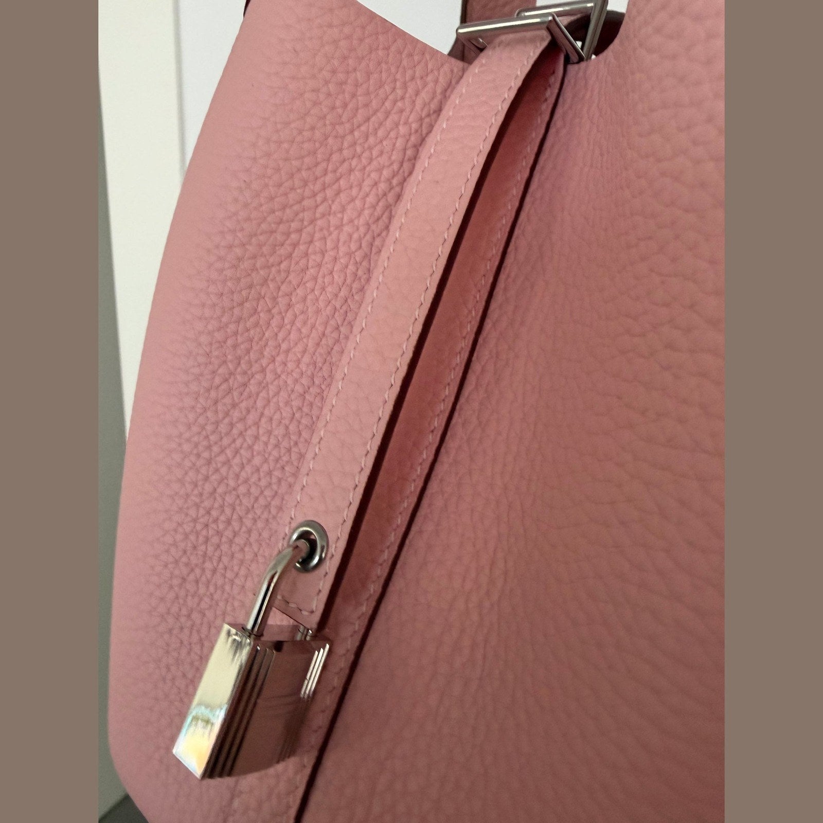 Image of Hermès Picotin 18 במלאי ורוד עם כסף