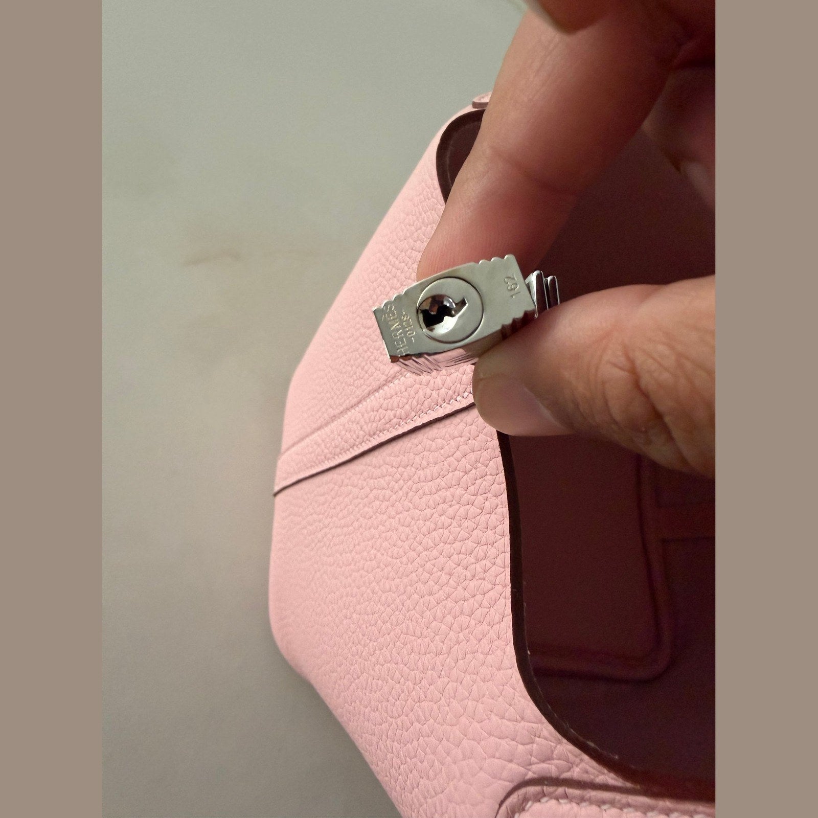 Hermès Picotin 18 במלאי ורוד עם כסף