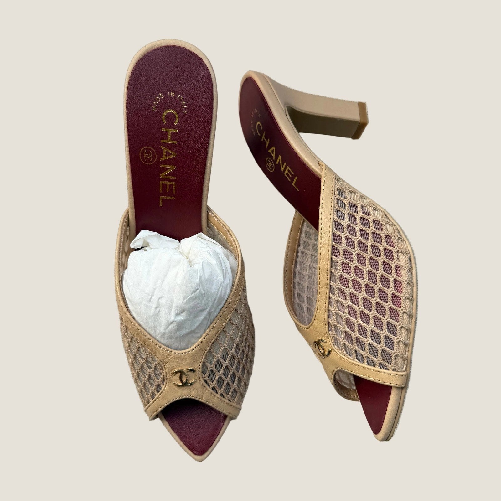 Chanel mules במלאי